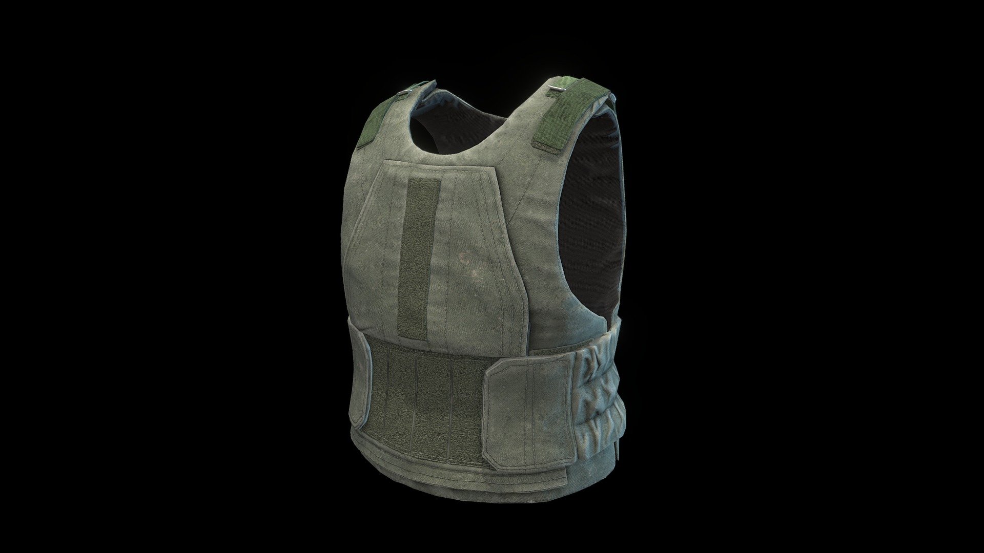 The russian Defender-2 Vest, originally made to be implemented as a mod on DayZ.

The model comes with two extra diffuse textures: black and green variants, other than the main classic one that is displayed in here - Defender-2 Vest - Buy Royalty Free 3D model by Windstride 3d model