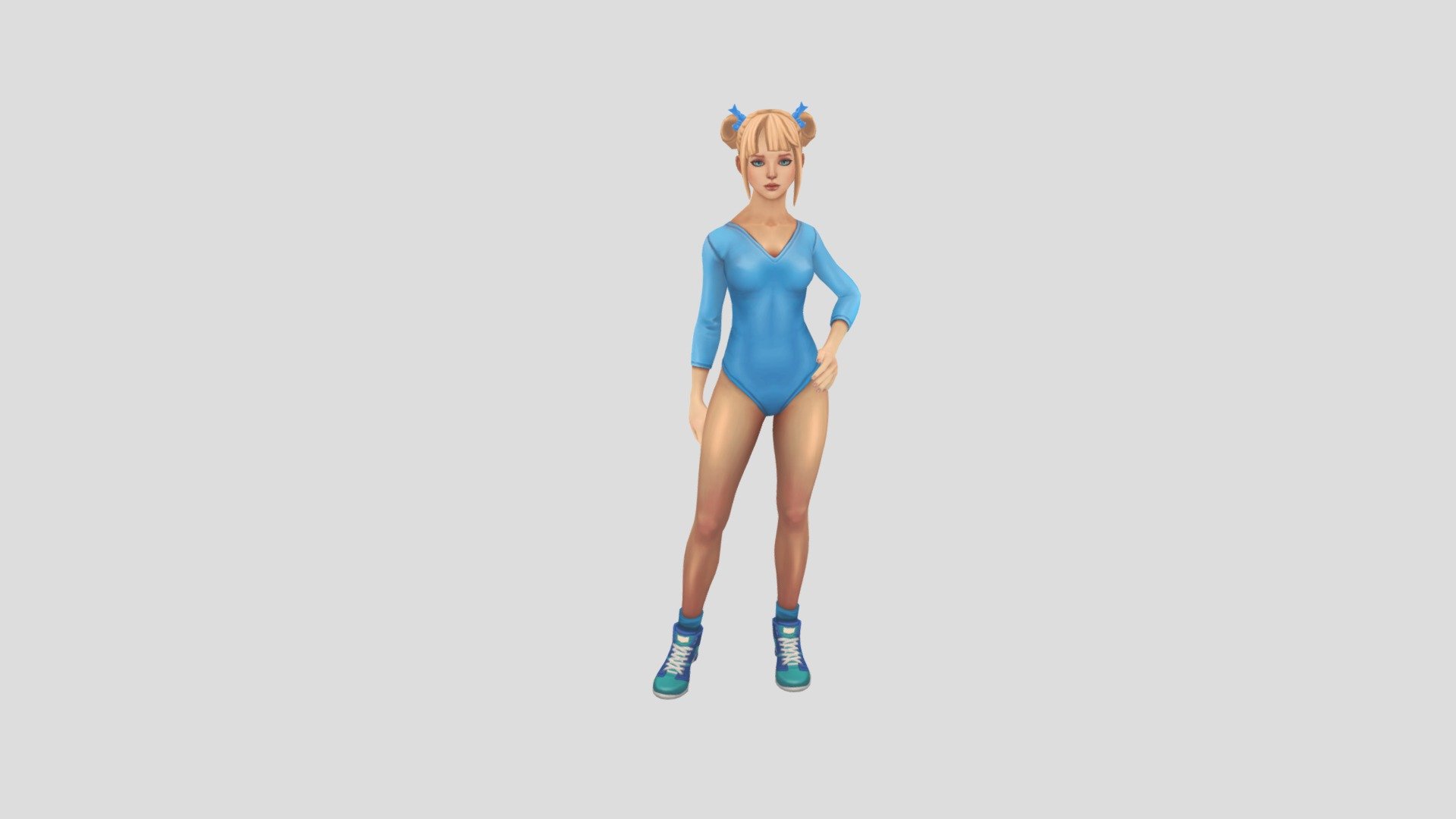 Female dance test - Dance Dance Girl - 3D model by Slozhny 3d model