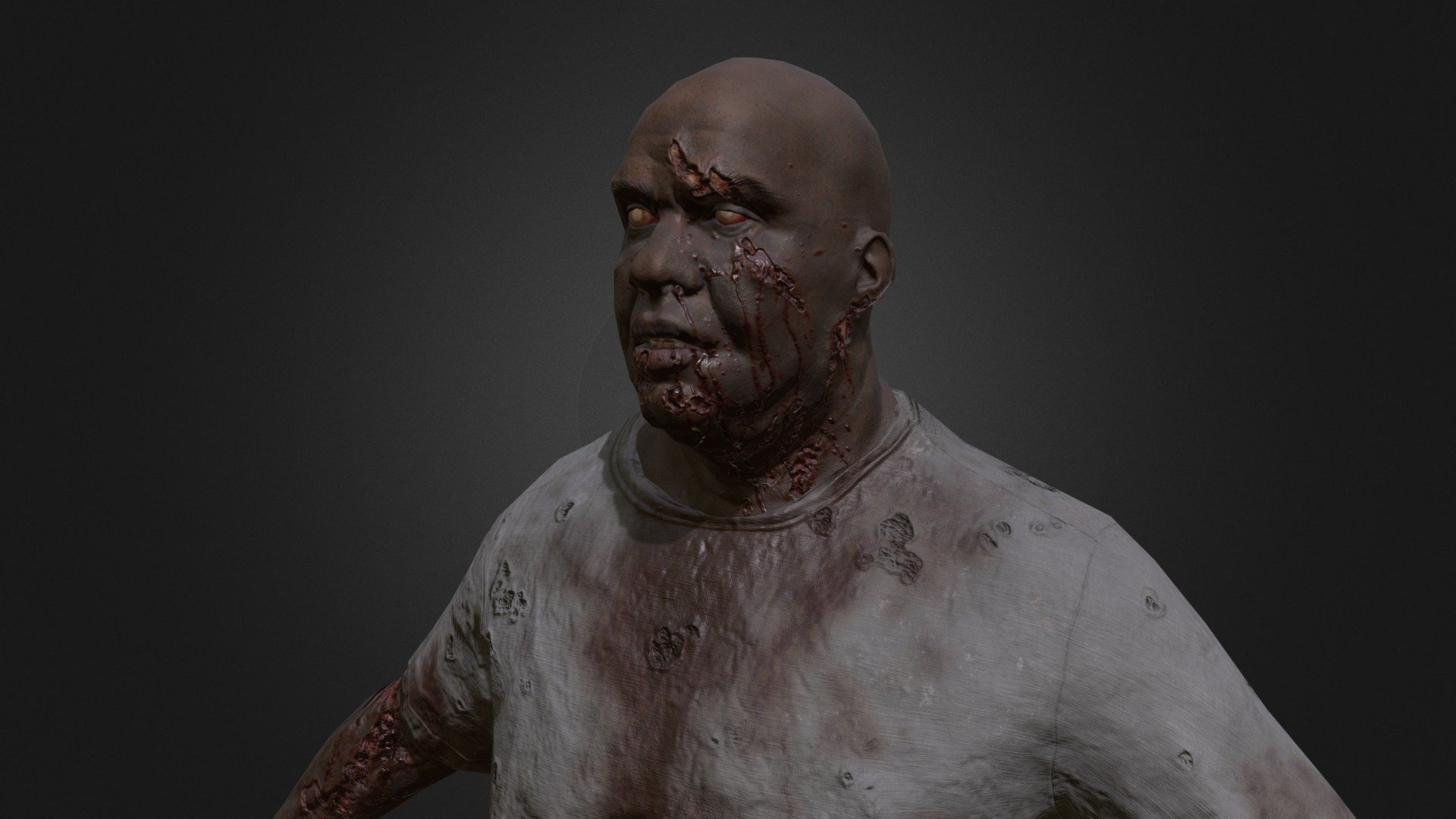 Game Ready Model - Zombie Man AC B - 3D model by newpunch (@debreen) 3d model