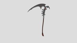 Reaper Scythe medieval, reaper, scythe, weapon-3dmodel, darkfantasy, medievalfantasyassets, weapons-medieval, weapon, fantasy, dark