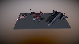 LowPoly Planes planes, vasco, lowpoly, mobile