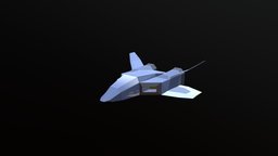 PSW fighter, spacecraft, player, enemy, low-poly, blender, lowpoly, ship, space, spaceship