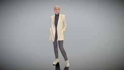 Business woman with short hair 382 style, archviz, scanning, people, fashion, jacket, business, realistic, woman, elegant, realism, sneakers, middle-age, posing, femalecharacter, mature, short-hair, realitycapture, lowpoly, scan, female, highpoly, scanpeople, deep3dstudio, scanphotogrammetry