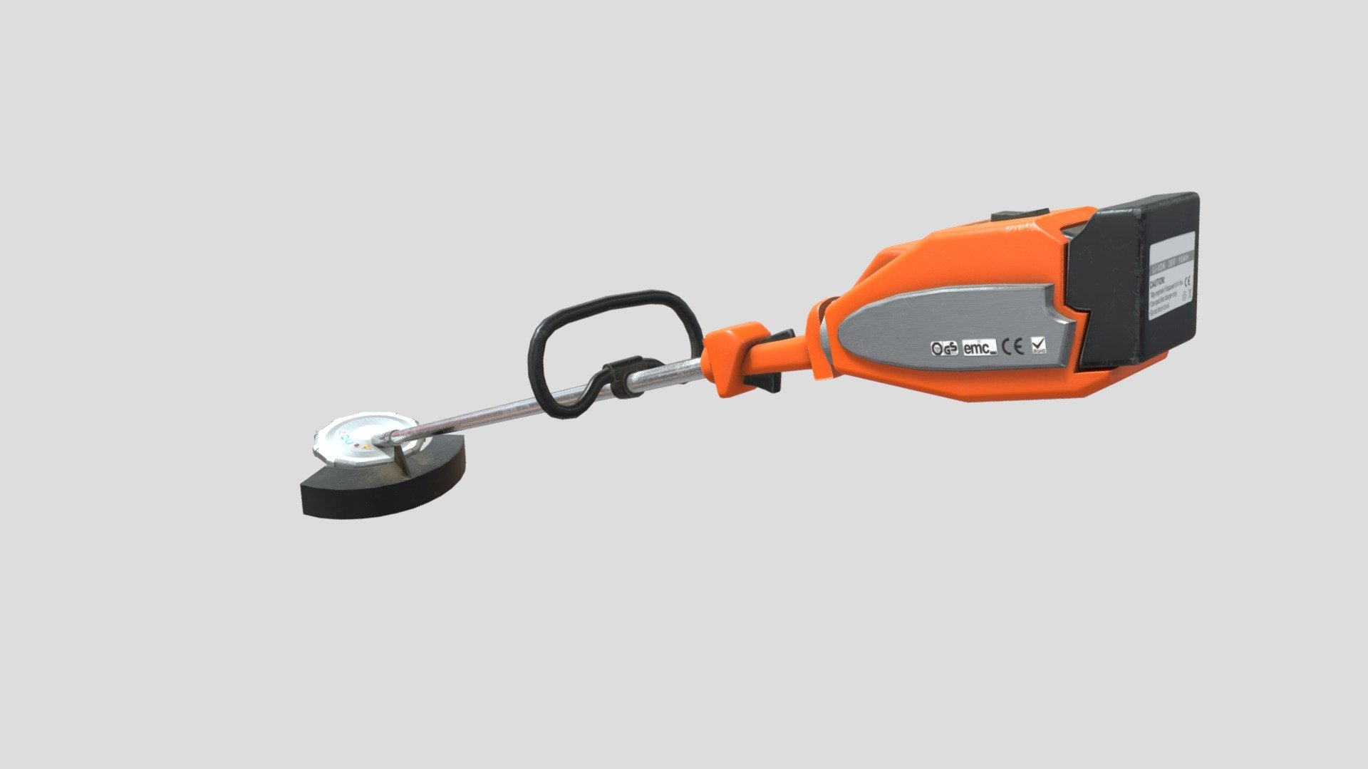 Cordless Brush Cutter 3D Model by ChakkitPP.


This model was developed in Blender 2.90.1
Unwrapped Non-overlapping and UV Mapping
Beveled Smooth Edges, No Subdivision modifier.

No Plugins used.



High Quality 3D Model.


High Resolution Textures.

Polygons 7092 / Vertices 7255

Textures Detail :


2K PBR textures : Base Color / Height / Metallic / Normal / Roughness/ AO

File Includes : 


fbx, obj / mtl, stl, blend
 - Cordless Brush Cutter - Buy Royalty Free 3D model by ChakkitPP 3d model
