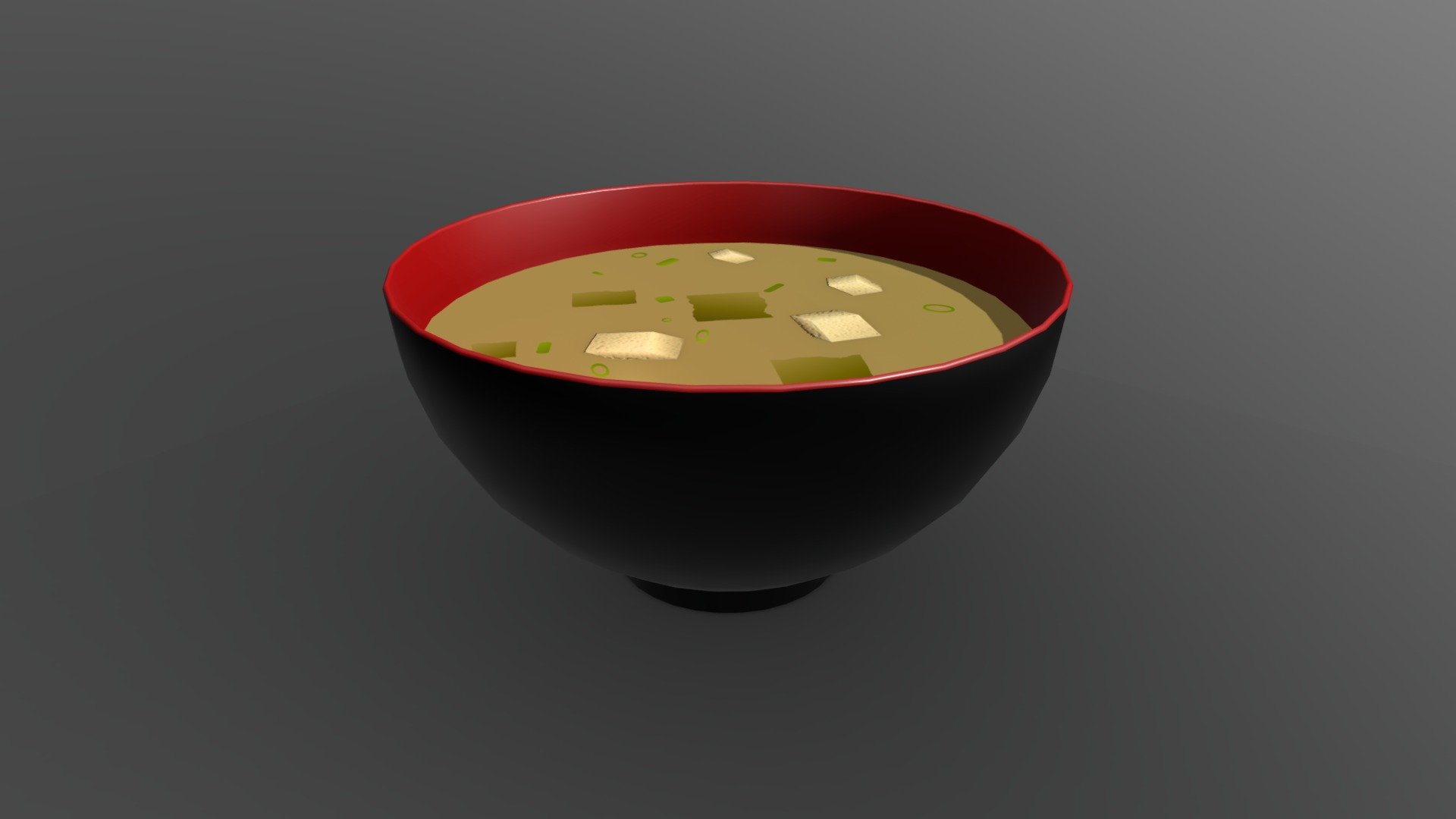 A bowl of a delicious and warm missoshiru or &ldquo;miso soup