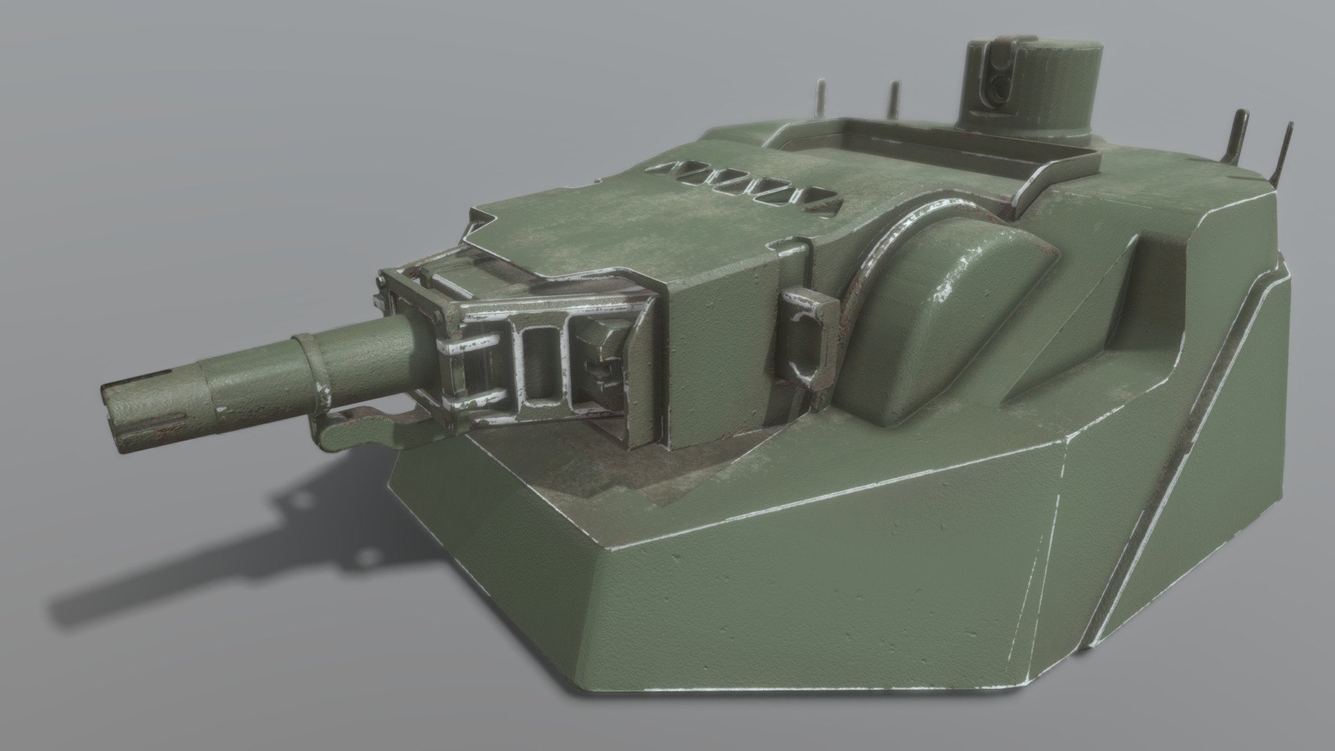 FLAK TURRET - Download Free 3D model by HEAVY_PAYLOAD (@heavypayload) 3d model