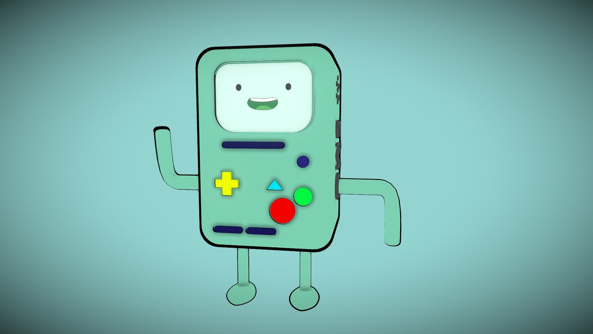 I have made BMO from my faveroute cartoon adventure time in a cell shaded style to show of at UNI

This took about and hour to make using Maya - BMO - Buy Royalty Free 3D model by The Moyai (@Eagger) 3d model