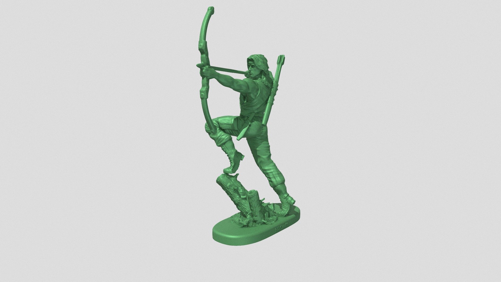 #80 - Rambo - 3D model by 3DCraft (@insta3dcraft) 3d model