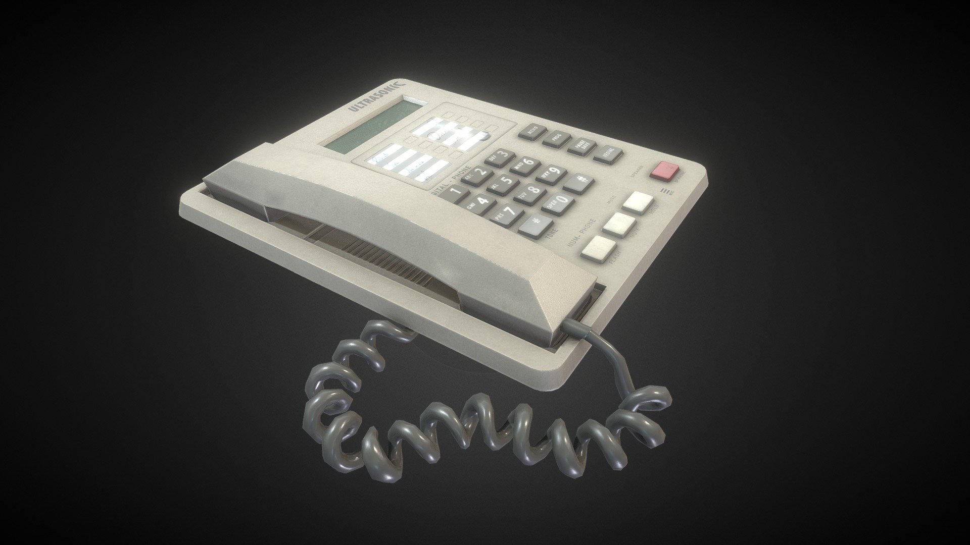Office Telephone - 3D model by rishabhmarch19 3d model