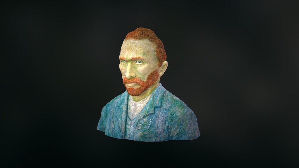 My CG rendition of the great post-impressionist artist. Modeled in Zbrush, retopologized and cleaned up in Maya, then textured with Substance Painter and Photoshop.

9916 triangles, 2048 x 2048 textures 3d model