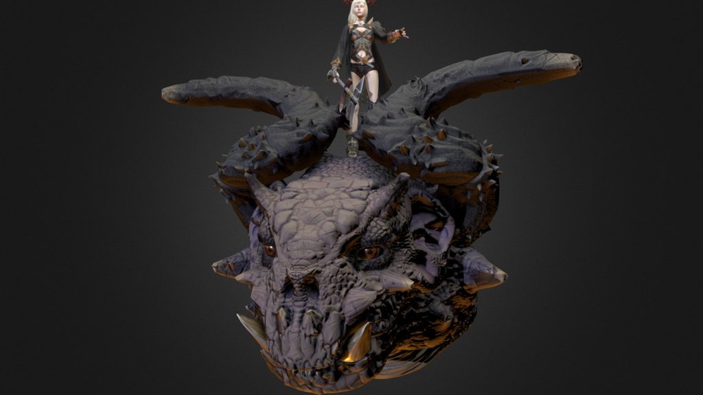 Dragon Commander - 3D model by chump 3d model
