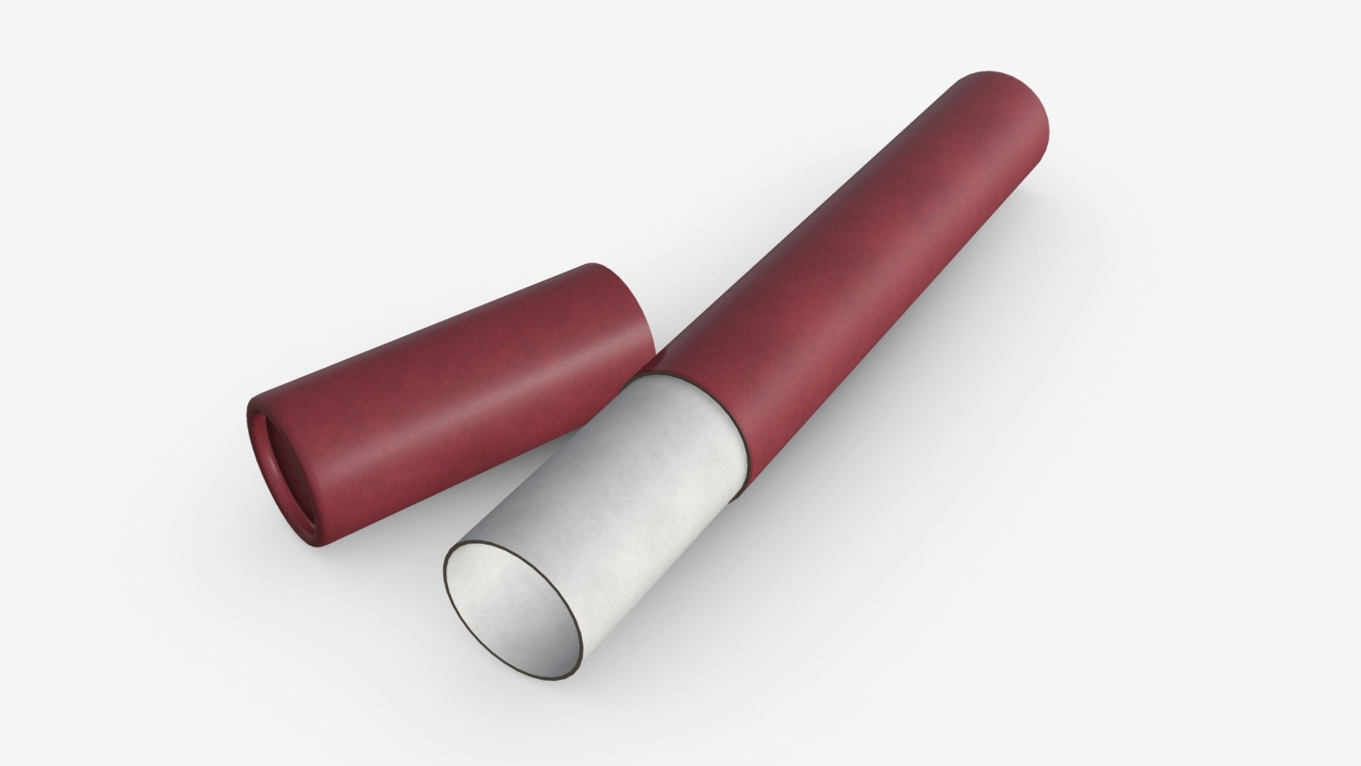 Scroll holder tube - Buy Royalty Free 3D model by HQ3DMOD (@AivisAstics) 3d model