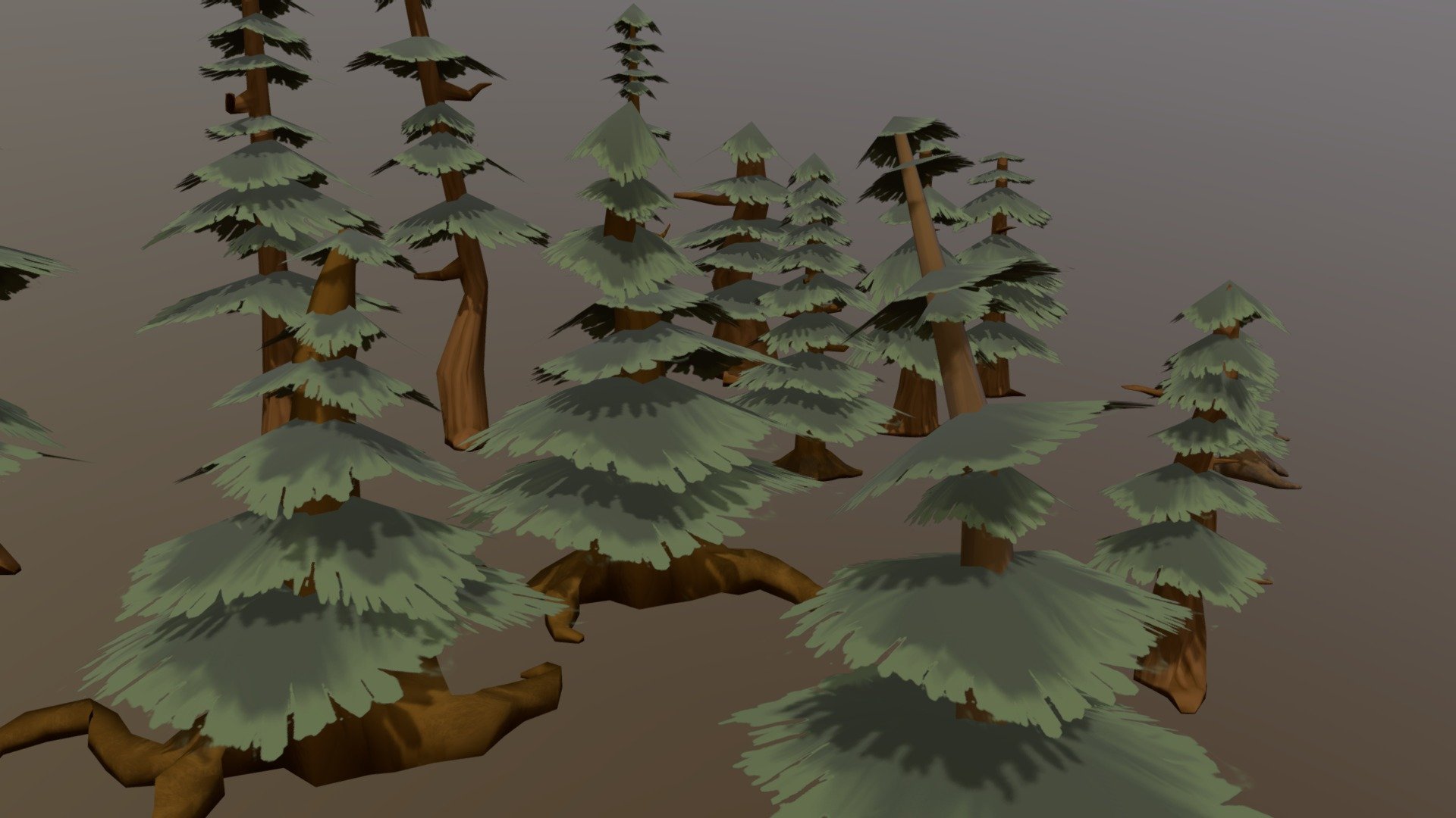Working on tunring this into an asset pack once I get approved for sale want to make more things like this - Forest asset pack - 3D model by Log_bear 3d model