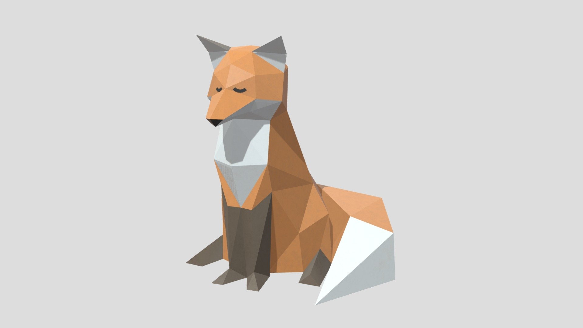 Fox papercraft decoration





modeled in rhinoceros 7 and exported in fbx, obj, 3ds, dae, rhino6 &amp; &hellip;




PBR materials




size= 202021 cm




4k textures ( Diffuse, Rouhness, Normal)




unwrapped and ready to render




Lowpoly mesh( 218 polygons and 109 vertices)


 - Fox polygonal papercraft decoration - 3D model by Raminiature (@hamed.hj98) 3d model