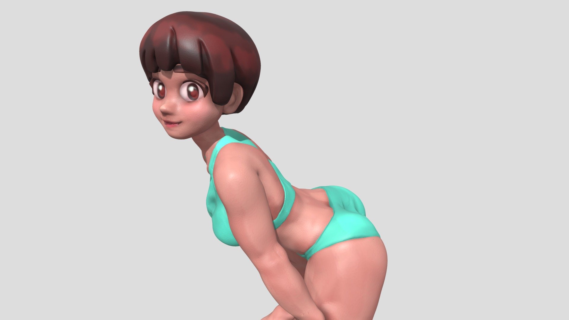 Summer! - Summer Girl - 3D model by Nemo-MK2 3d model
