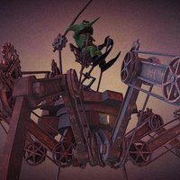 Coal-Powered-Spider-Walker [Animation] goblin, steampunk, gears, spider, justin, walker, powered, rider, ride, coal, sullivan, animation, steam