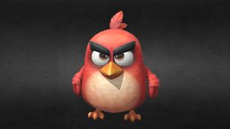 Angry Birds_Red 3dsmax