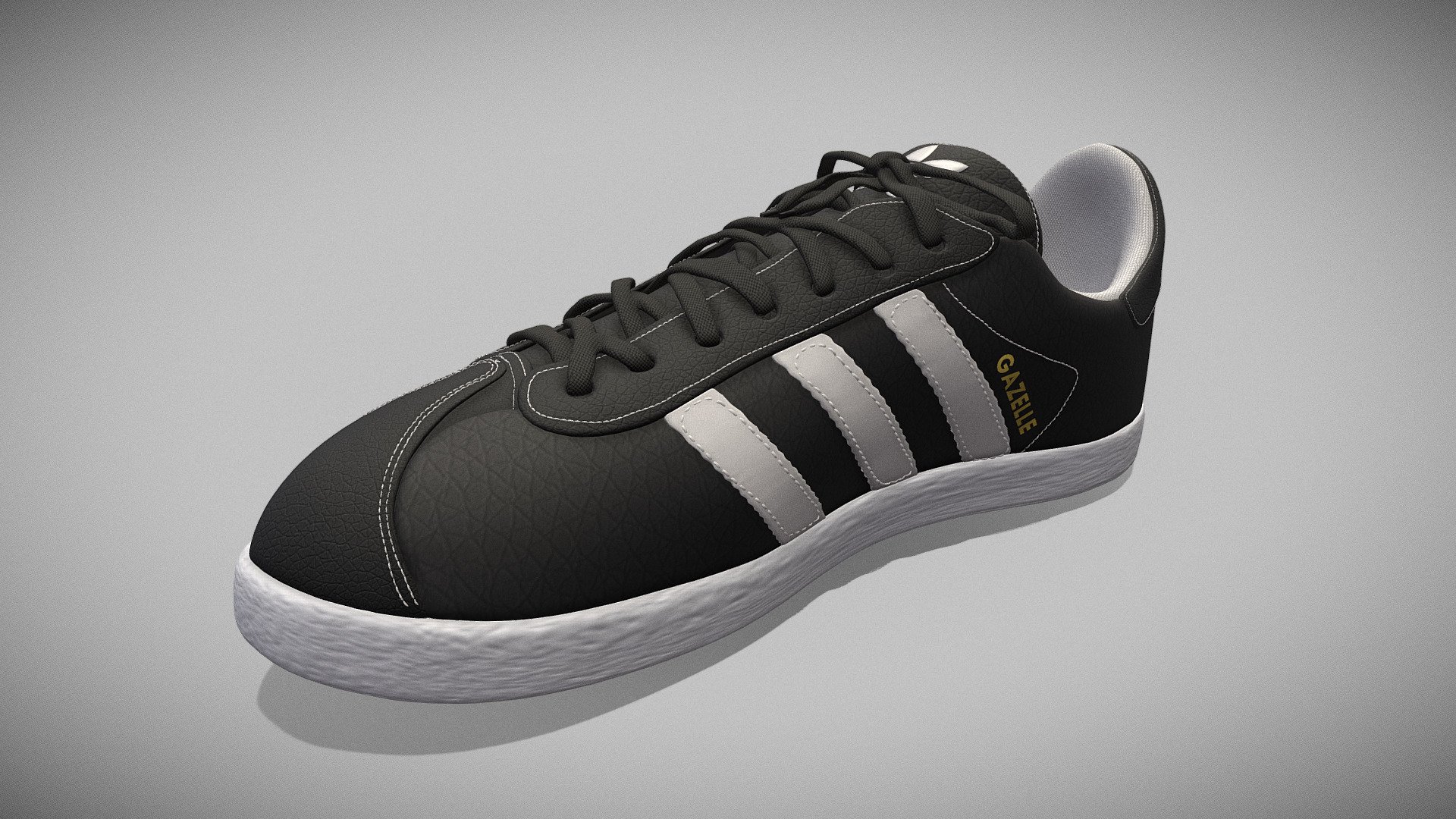 Free inspiration from the fantastic historic Adidas Gazelle model.
If you don't like it don't shoot me, I'm not a shoe designer, it's just fun! - Adidas Gazelle - my personal interpretation - 3D model by bobmen 3d model