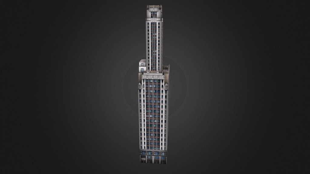 This model is being used by 3D map application on Amazon Kindle Fire tablet and phone.


Name: Willoughby Tower
Triangle Count: 1,950
Texture Type: Diffuse Map with Baked AO. (2048x2048 TIFF)
 - Willoughby Tower - Chicago, IL USA - 3D model by ksy0151 3d model