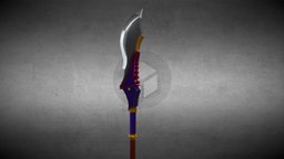 Assassin`s Spear spear, fantasyweapon, blender, assassinweapons
