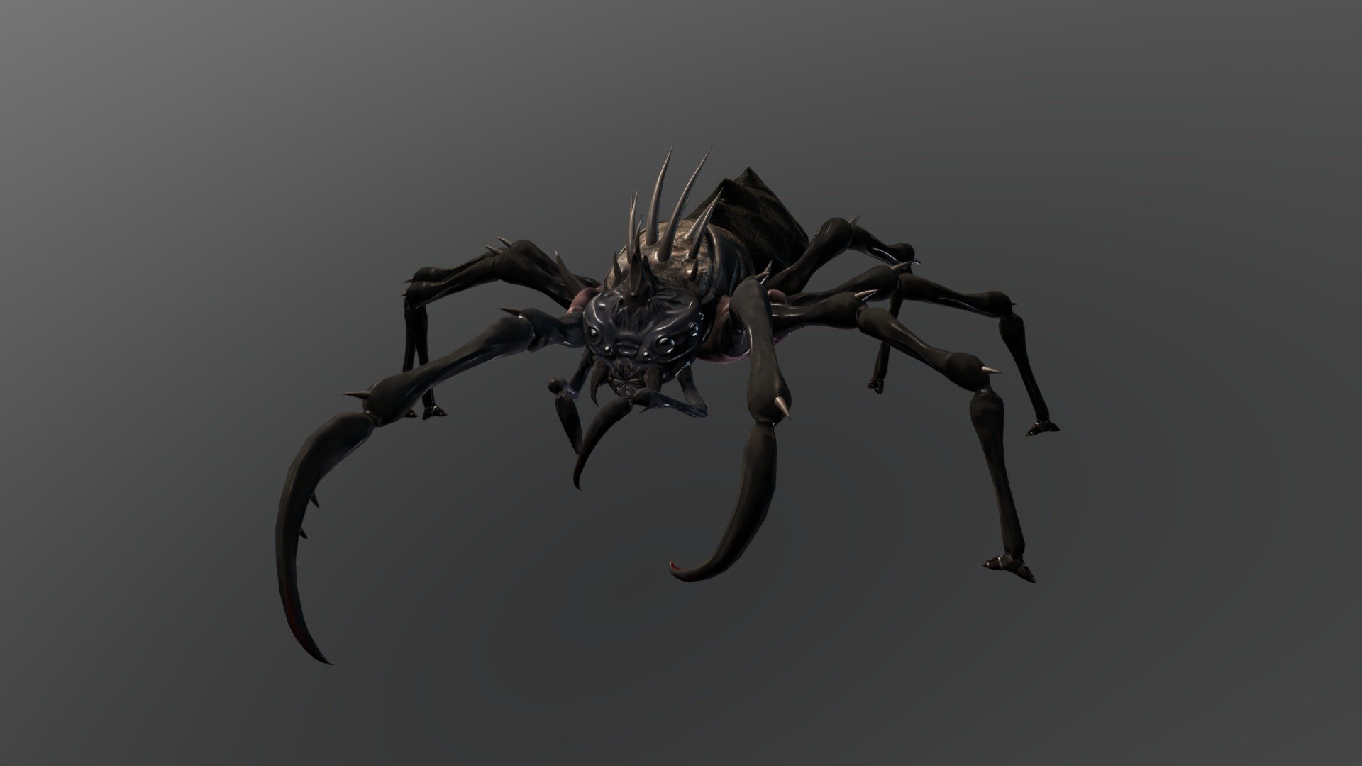another upload of the spider I created animation done by Will Jarrett - Phear Boss: Spider (Walking) - 3D model by Katlynn Woodward (@woodysgameart) 3d model