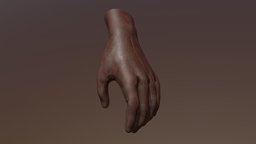 Leather Gloves leather, clothes, gamedev, old, glove, gloves, manmade, asset, pbr, lowpoly, hand