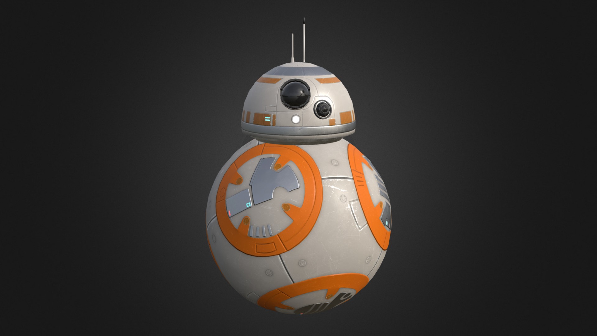 It's BB-8 ! I made this aaages ago but never got round to uploading it but better late then never eh? Hope you all enjoy! - BB-8 - 3D model by chole 3d model