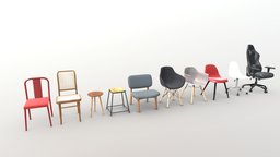 Chair Models Pack #3
