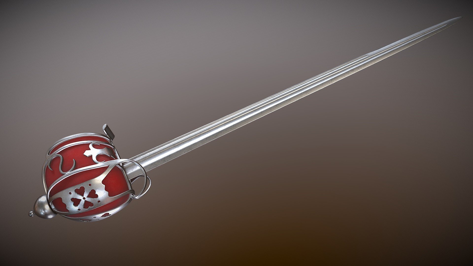 Scottish broadsword, second quarter of the 18th century.

A fine example of a Scottish basket sword from the Scottish Rebellion.

Low-poly pbr-game-ready model - Scottish broadsword - Buy Royalty Free 3D model by Wallerion 3d model