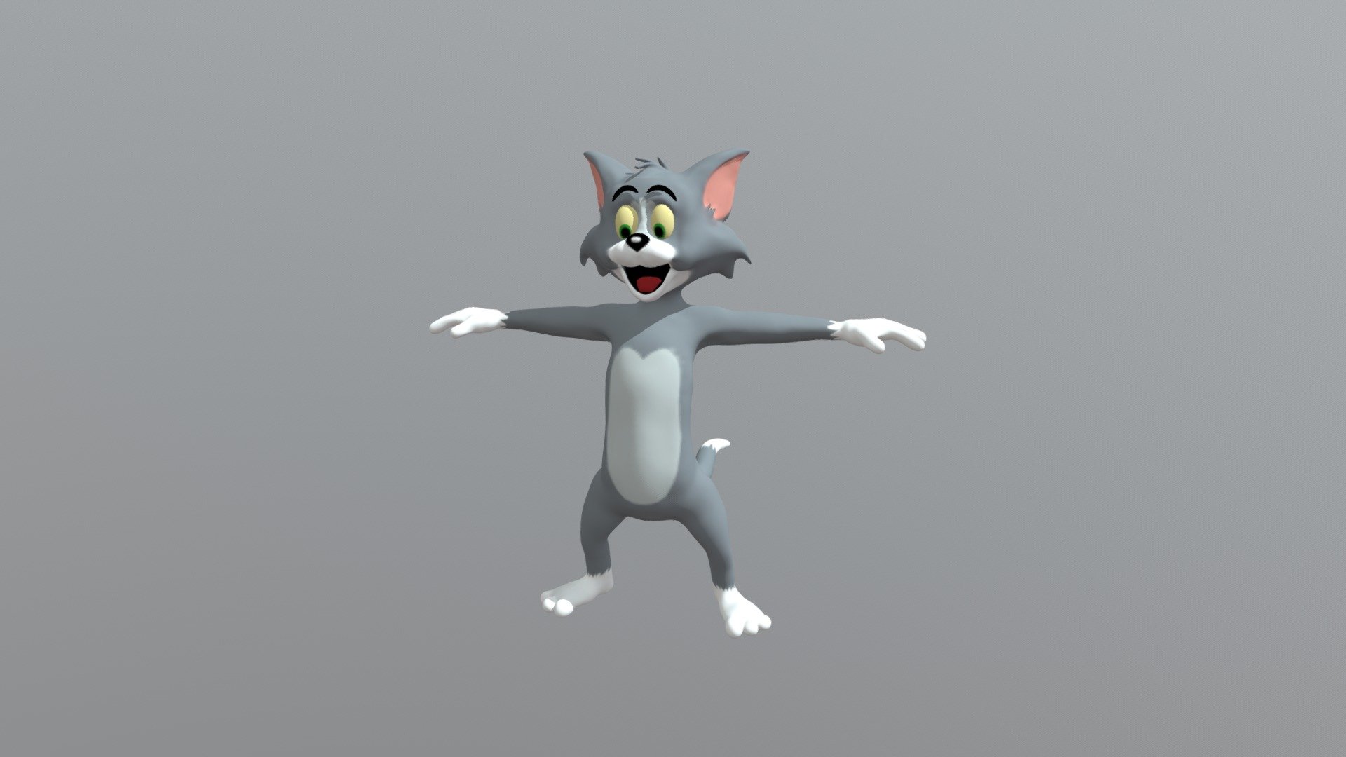 Tom Cat - 3D model by psykojello 3d model