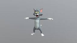 Tom Cat sculpt, and, tom, jerry, character, zbrush