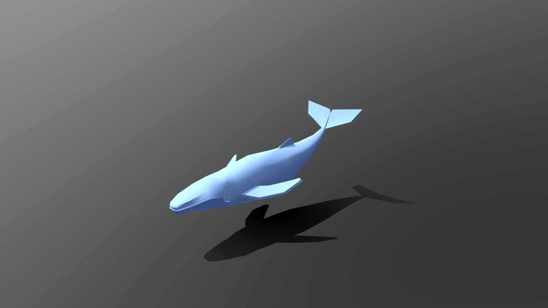 Low poly Whale - Download Free 3D model by calidunk 3d model