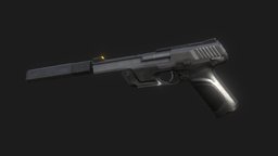 Realistic Ghost from Valorant games, army, shooter, pistol, tactical, riot, weapon, gun, ghost, valorant