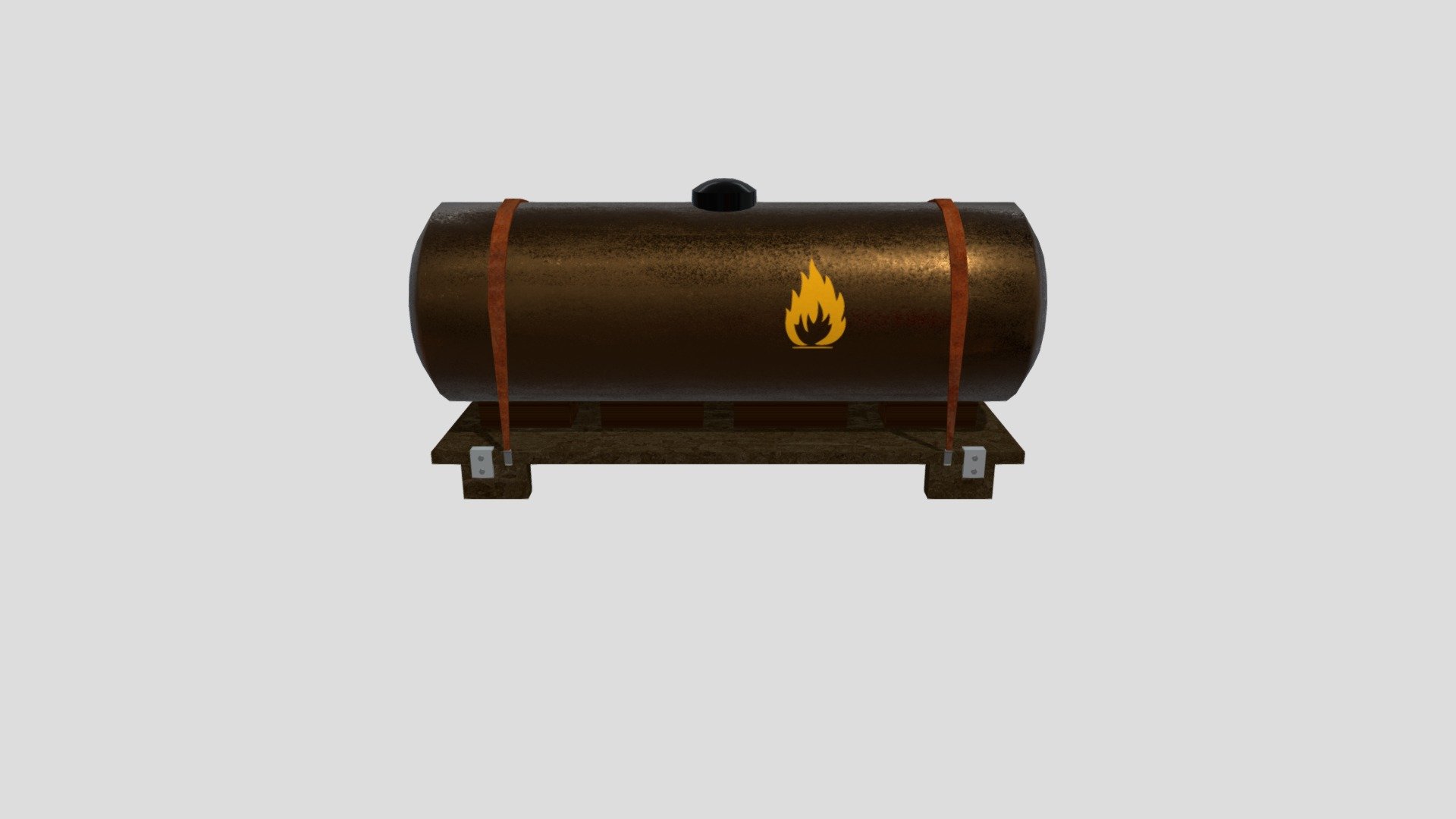 A gas tank a made for a game demo me and my team developed - Gas Tank - Download Free 3D model by Caleb Wheatley (@pateto) 3d model
