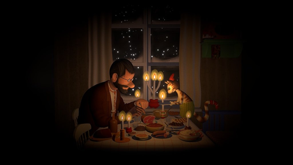 I made this recreation of Sven Nordqvist’s art for the christmas competition 2012 at blenderguru.com.



Sorry for flipped normals, chaotic textures and topo. Was meant to be a still and not for real-time rendering.

Blend-File: http://www.thehood.de/pettersson_blend.zip - Pettersson & Findus - Download Free 3D model by thehood 3d model