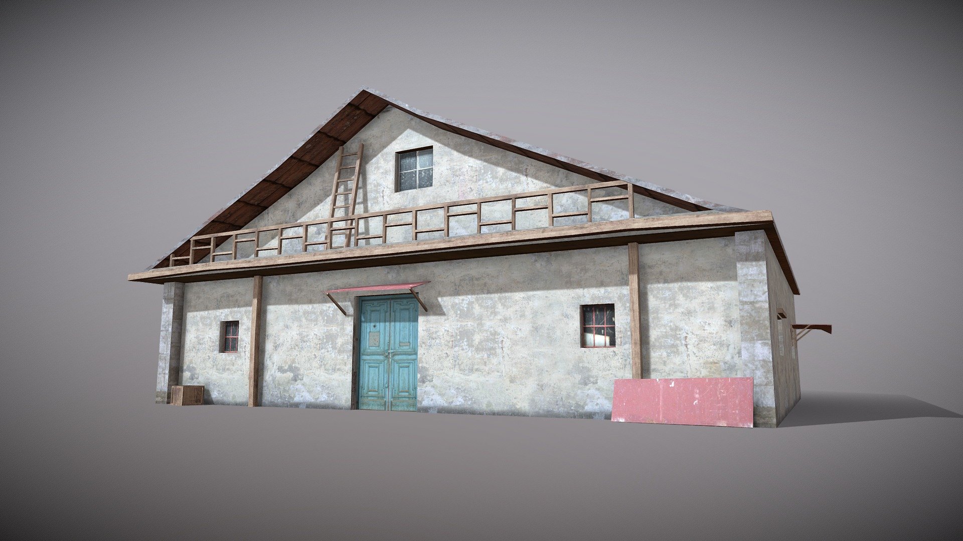 Game Ready 3D Old House /slum Native file format 3Ds max 2022 Other formats Blender 4.0 ,FBX, OBJ, All formats include materials &amp; textures

Polygons- 804   Vertices-962

Materials &amp; textures. 1 Diffuse Map 2048x2048 - Slum X8 - Buy Royalty Free 3D model by 3DRK (@3DRK98) 3d model
