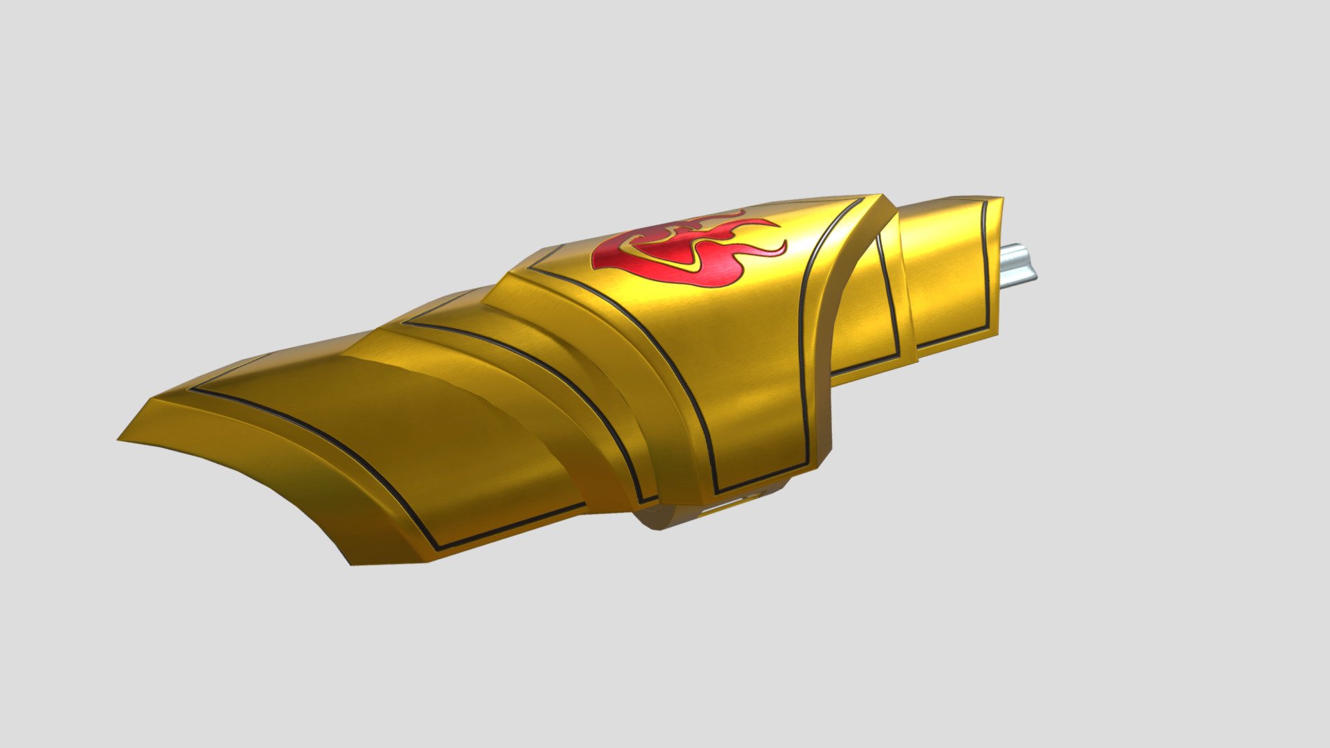 Yangs Weapon from the Rwby Series - Yang Ember Celika - 3D model by S91Rider (@S9123N) 3d model