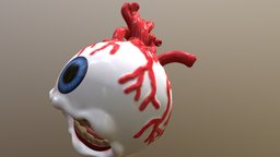 Eye Ball Creature eye, skate, print, 3d, creature, monster