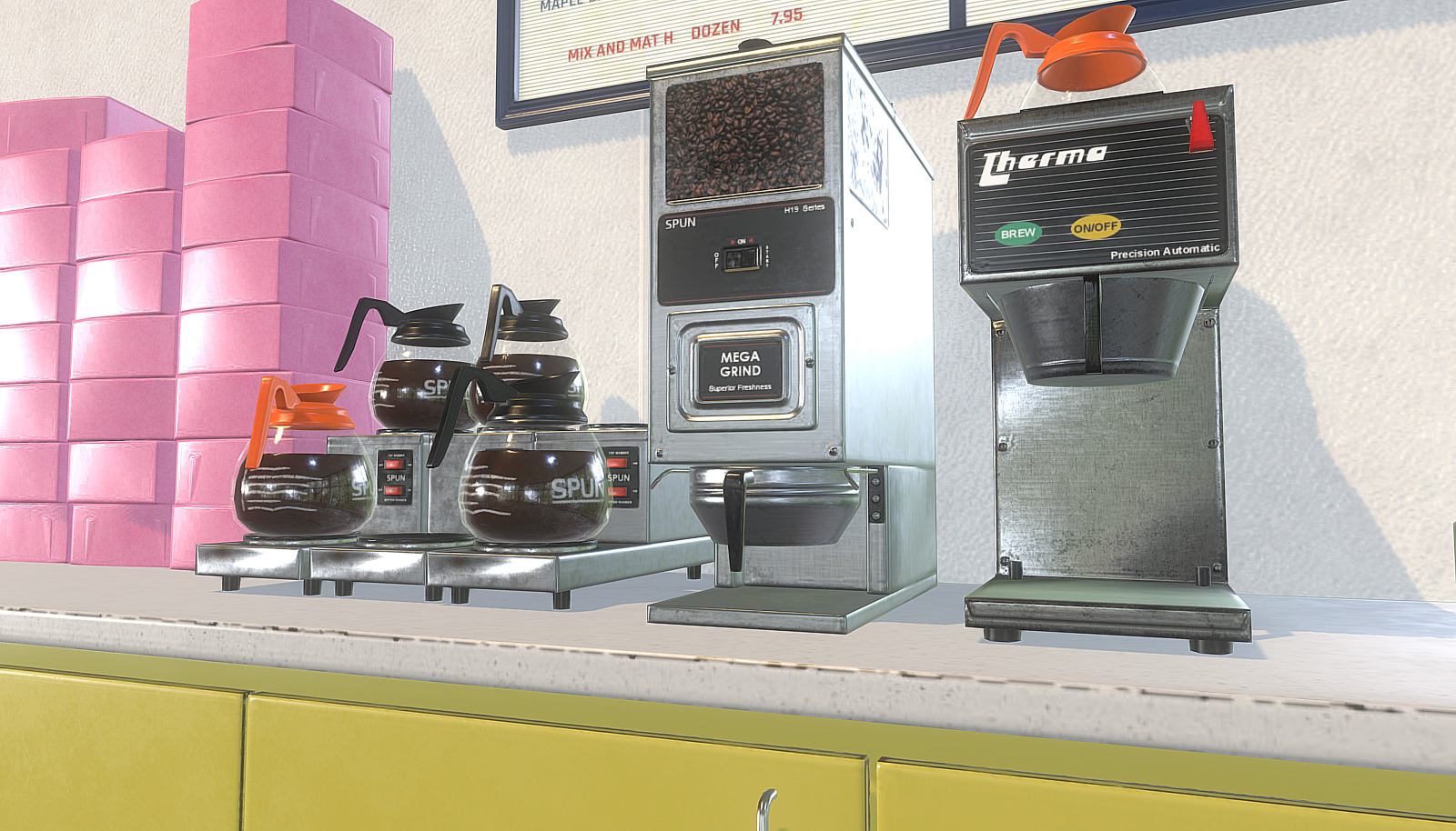 Some objects for a scene I am doing in Unreal 4 3d model