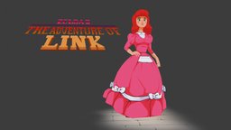Zelda II: Adventure of Link Remake legendofzelda, legend-of-zelda, handpainted, low-poly, blender, zelda