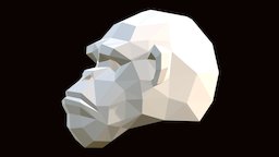 Chimpanzee Mask : LP Objects 