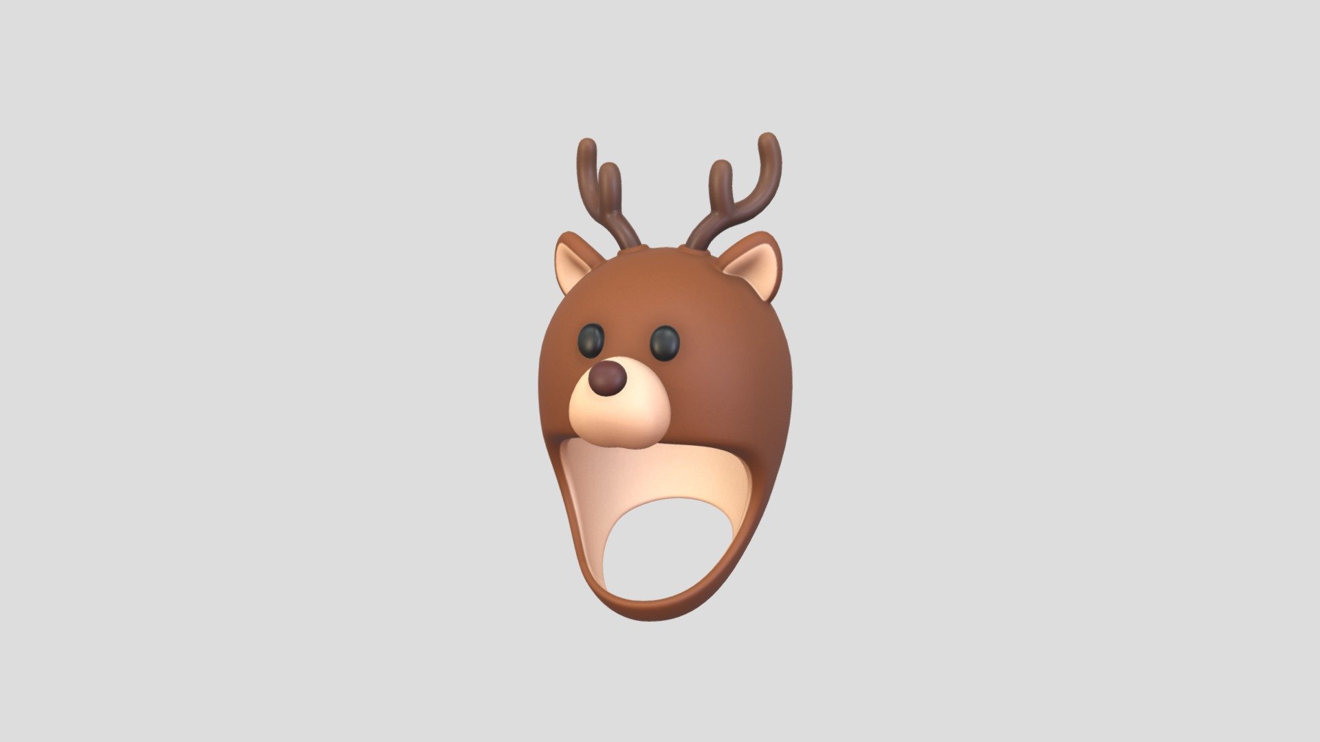 Deer Hat 3d model.      
    


File Format      
 
- 3ds max 2021  
 
- FBX  
 
- OBJ  
    


Clean topology    

No Rig                          

Non-overlapping unwrapped UVs        
 


PNG texture               

2048x2048                


- Base Color                        

- Normal                            

- Roughness                         



1,972 polygons                          

1,996 vertexs - Prop063 Deer Hat - Buy Royalty Free 3D model by BaluCG 3d model