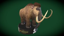 Pathfinder: Kingmaker (2017). Mastodon game-art, pathfinder, mastodon, game-model, mamont, low-poly-model, mammuthus, mastodont, low_poly, low-poly, kingmaker
