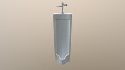 Old Urinal valve, bathroom, pipe, closet, cake, bowl, pan, toilet, wc, public, washroom, water, urinal, bog, loo, lavatory, flush, flushometer
