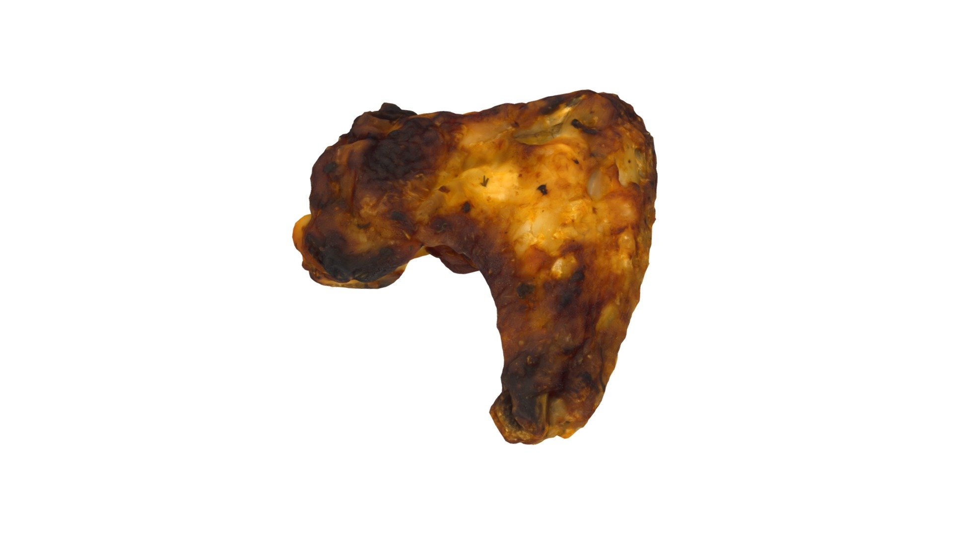 Highly detailed, photorealistic, 3d scanned model of a grilled chicken wing. 8k textures maps, optimized topology and uv unwrapped.

Model shown here is lowpoly with diffuse map only and 4k texture size.

This model is available at www.thecreativecrops.com 3d model