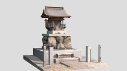 Small Shrine japan, shrine, kyoto, photogrammetry, temple