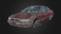 1997-2002 Century [Scan] automobile, 2001, sedan, century, 1999, 2000, junkyard, buick, 2002, 1997, 1998, photoscan, photogrammetry, car