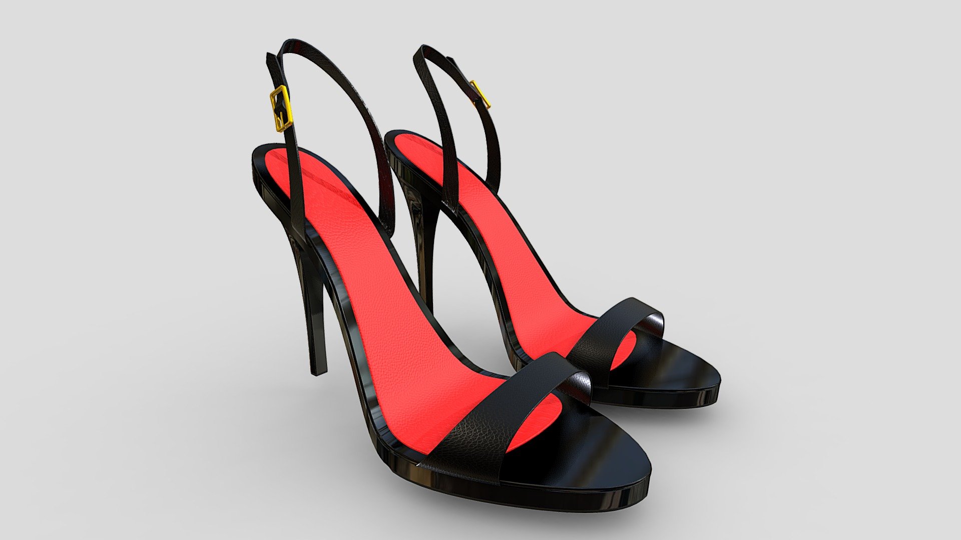 created with Fusion 360 - High Heel Shoes - Buy Royalty Free 3D model by 3DTechDesign (@3DTechDesignCo.Ltd) 3d model