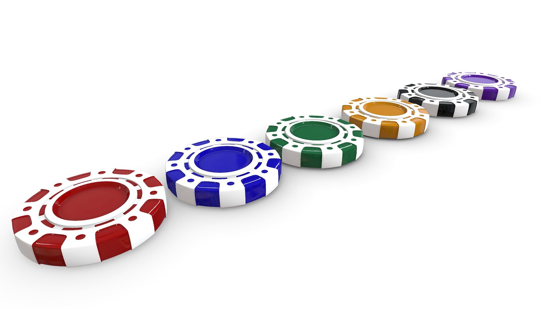 poker chips - Buy Royalty Free 3D model by Sujit Mishra (@sujitanshumishra) 3d model