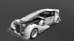 Cadillac Town Car 1933 (with engine) 